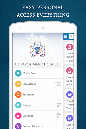 Android application Holy Cross Parent App - Salem screenshort