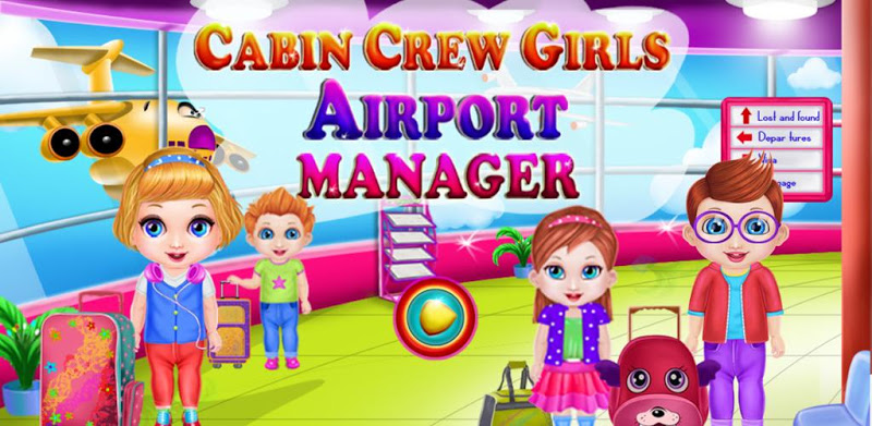 Cabin Crew Girls Airport Manager