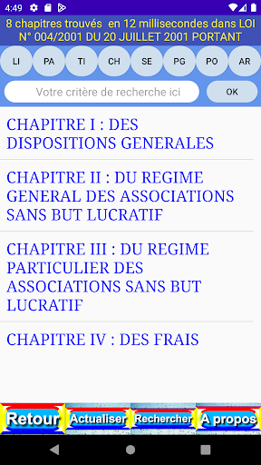 Dispositions pour les ASBL RDC