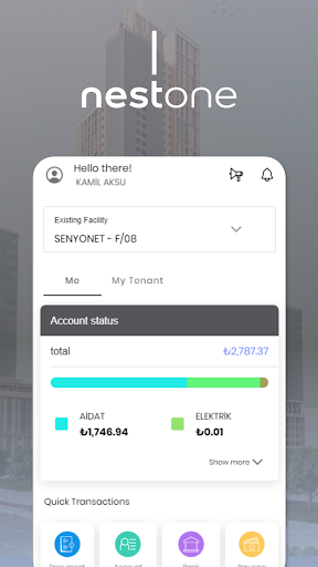 Android application NestOne screenshort