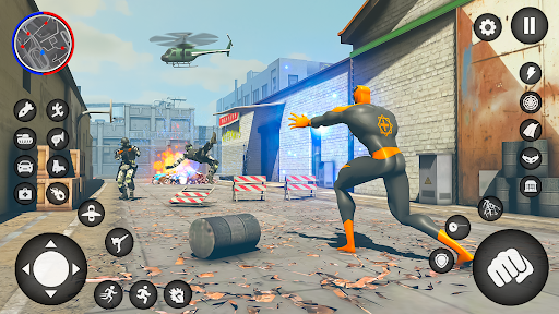 Spider Rope Game Fly City hero Screen 3