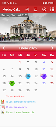Mexico Calendario 2026 screenshot 2