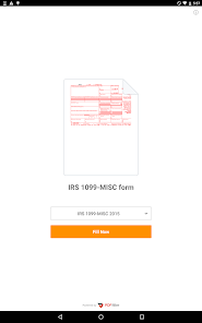 Form 1099 MISC for IRS: Income Tax Return eForm