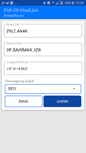 SAPA RSM Siti Khodijah Screen 3