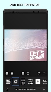 Analog Summer - Palette d'été - Capture d'écran des filtres de film