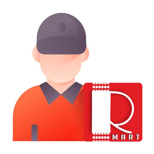 RoboMart Delivery Man logo