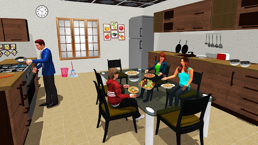 Screenshot 2 Papá Familia feliz Juegos 3D android