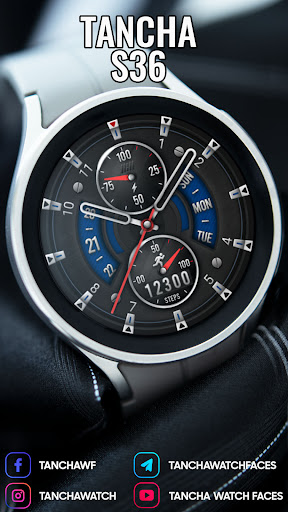 Tancha S36 Analog Watch Face screenshot 6