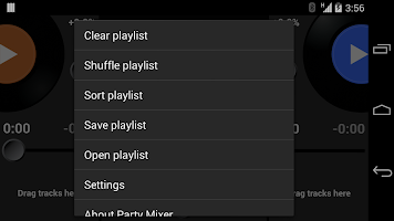 screenshot of Party Mixer - DJ player app