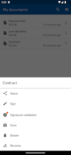 Dokumente signieren SIGNply Screenshot