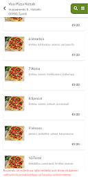 Vuo Pizza Kebab