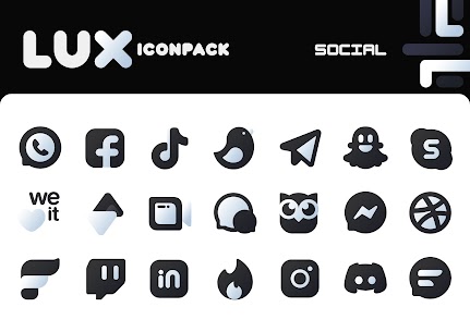 LuX Black Icon Pack New Apk 5