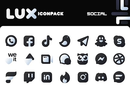 LuX Black Icon Pack v1.7 Patched Mod 3