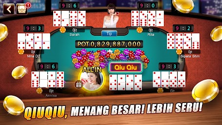 LUXY Domino Gaple QiuQiu Poker