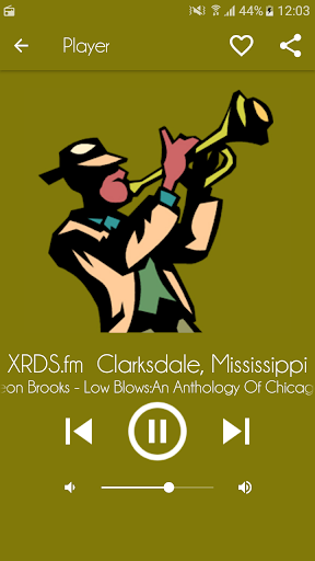 Blues Music Radio Screen 2