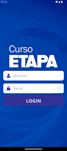 Android application Curso ETAPA - Área Exclusiva screenshort