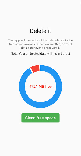 Android application Delete It screenshort