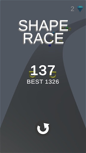 Shape Race 3D Offline game Screen 2