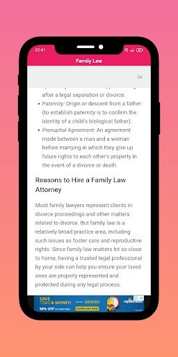 Family law Screen 3