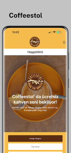 Android application Coffeestol screenshort