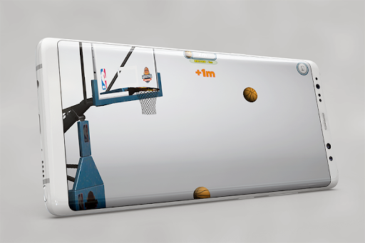 Basketball Stars-Flick and Dunk basket