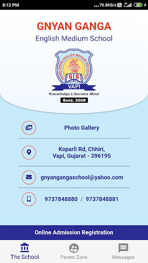 Android application Gnyan Ganga School screenshort