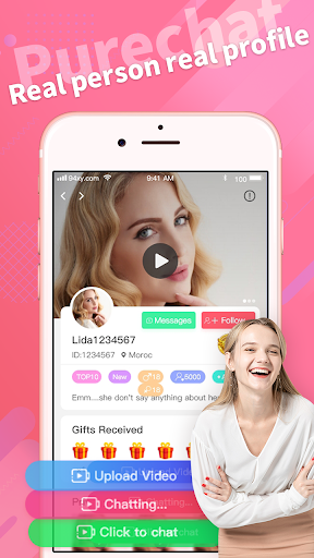 PureChat - Live Video Chat Screen 2