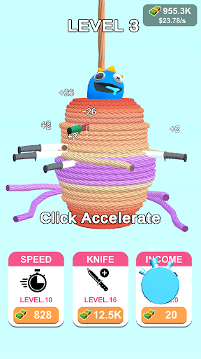 Idle Cut Rope Screen 2