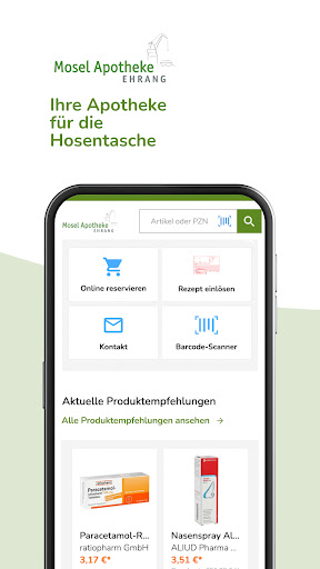 Android application Mosel Apotheke Trier screenshort