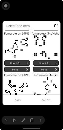 Conways Game of Life Screen 3