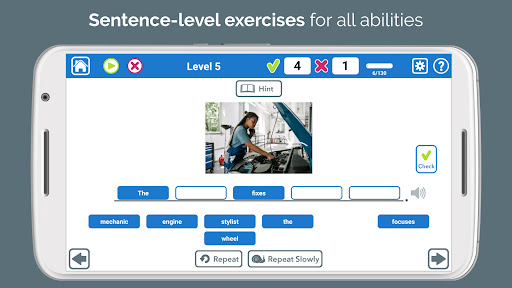 Screenshot of Advanced Comprehension Therapy