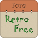 Retro Font Free icon