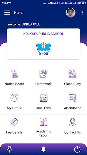 Android application School eAdmin screenshort