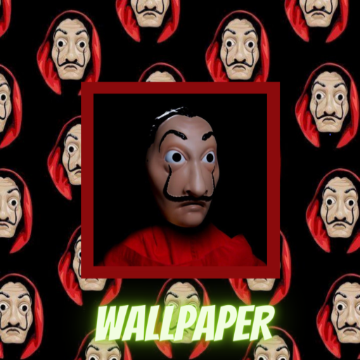 Wallpaper de Money Heist logo