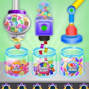 Jelly Candy Factory: Gumball & Lollipop Maker Chef