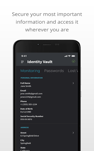 IdentityForce Screen 2