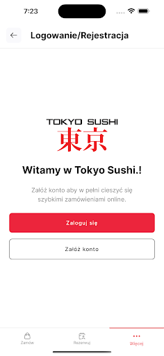 Android application Tokyo Sushi screenshort