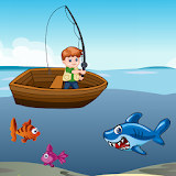 Shark and Fishing Challenge icon