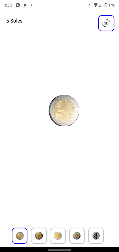 Android application 5 Soles screenshort