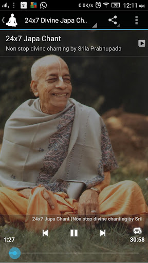 Android application Chant Hare Krishna screenshort