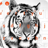White Tiger Keyboard icon