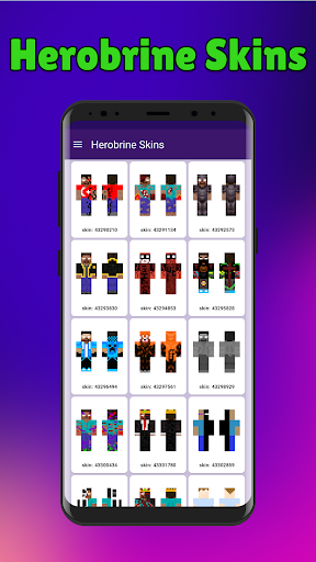 Herobrine Skins for Minecraft Screen 2