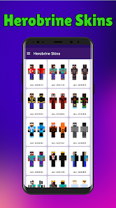 About: ﻿Herobrine Skins for Minecraft in 3D (Google Play version)