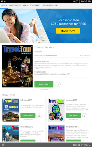 Android application Travel And Tour World screenshort