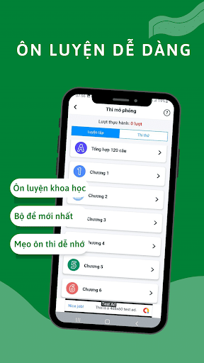 120 câu mô phỏng - Ôn thi GPLX Screen 2