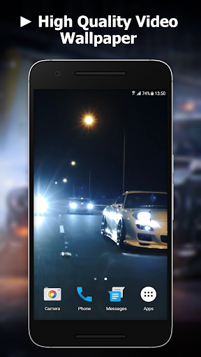 Android application Street Racing Live Wallpaper screenshort