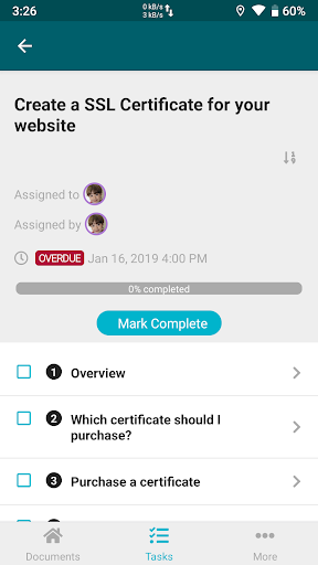 SweetProcess Screen 3