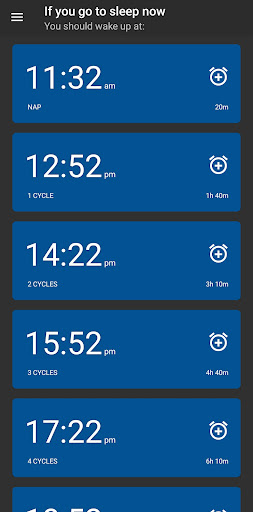 Android application Fajr Alarm - Sleep Cycles screenshort