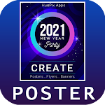 Cover Image of ดาวน์โหลด Poster Maker 2021 Flyer, Banner Ad graphic design 1.1 APK