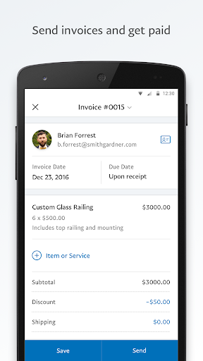PayPal Business: Send Invoices and Track Sales screenshots 2